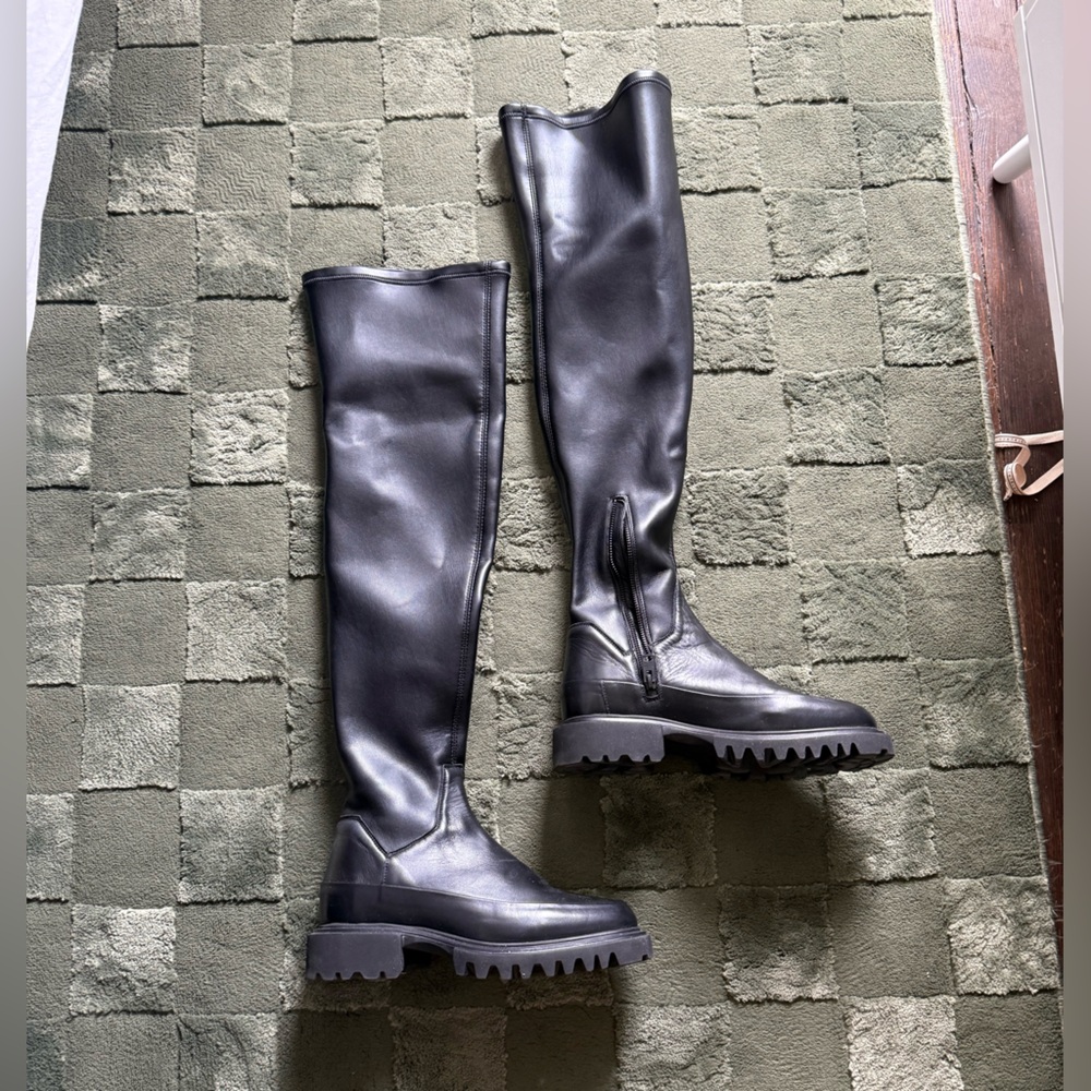 AllSaints | Women’s Leona Over The Knee Boot | Size 8.5